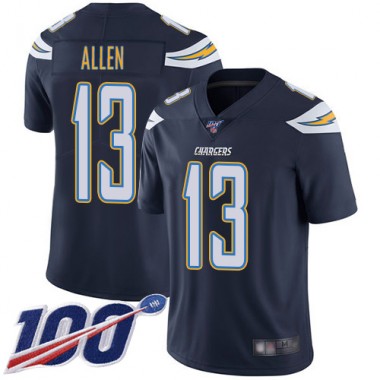 Los Angeles Chargers NFL Football Keenan Allen Navy Blue Jersey Men Limited 13 Home 100th Season Vapor Untouchable